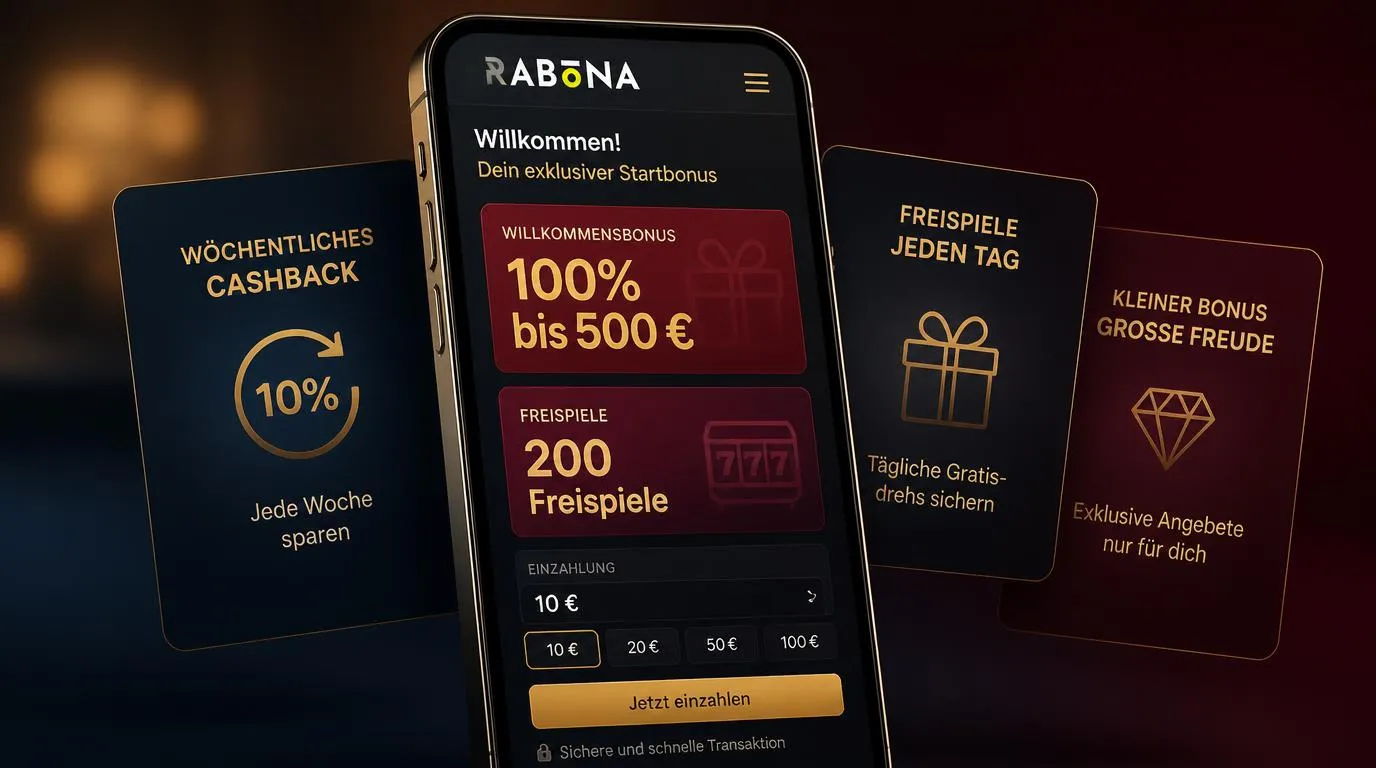 Casino-App mit Willkommensbonus, 500 Euro Bonusguthaben und 200 Freispielen auf dem Smartphone